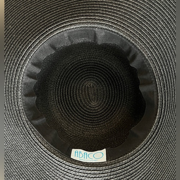 Black & Beautiful Summer Straw Hat - Picture 3 of 5